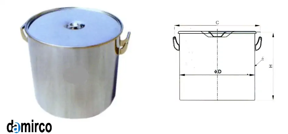 عکس قطعات مخزن استیل