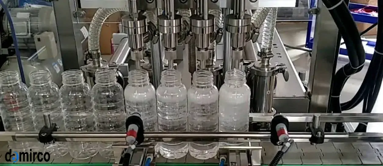 عکس دستگاه پرکن مایعات بطری