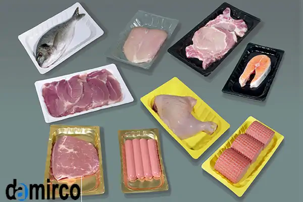 عکس  پک مرغ و گوشت ماهی به کمک دستگاه اسکین پک