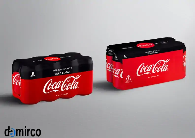 عکس دو بسته نوشابه شیرینگ پک شده