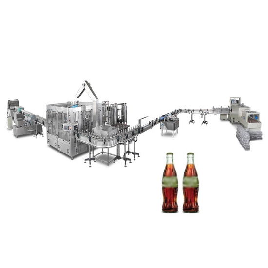 عکس خط بسته بندی نوشابه مشکی