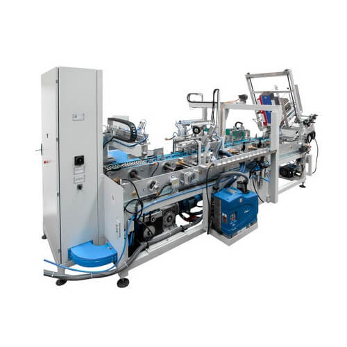 عکس دستگاه کارتونر افقی سرعت بالا در زمینه سفید