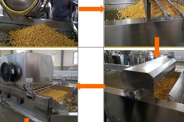 عکس خط تولید پاپ کورن