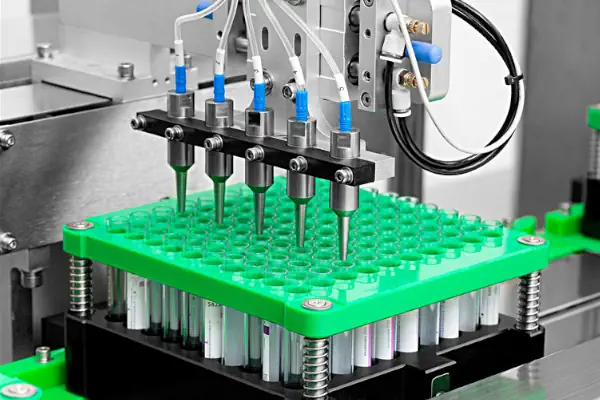 عکس از فرایند نهایی خط تولید لوله پزشکی