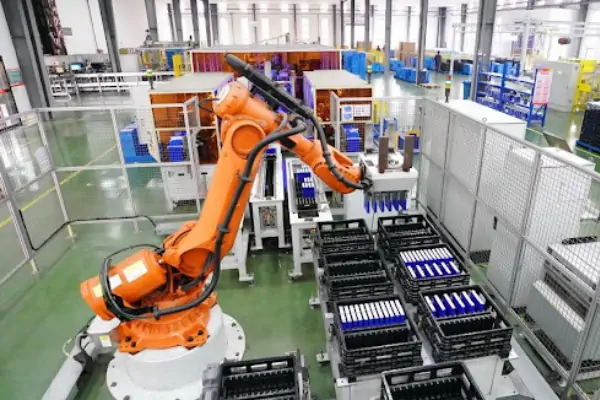 عکس انبار کارخانه تولید باتری لیتیومی