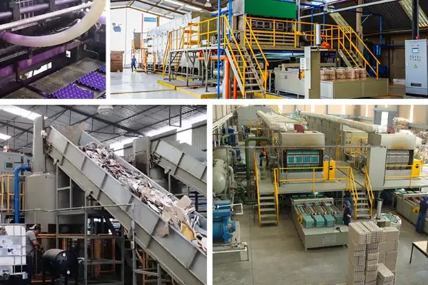 ماشین آلات تولید شانه تخم مرغ