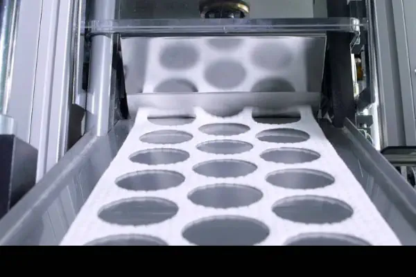 دستگاه تولید دستمال یا پد پنبه ای