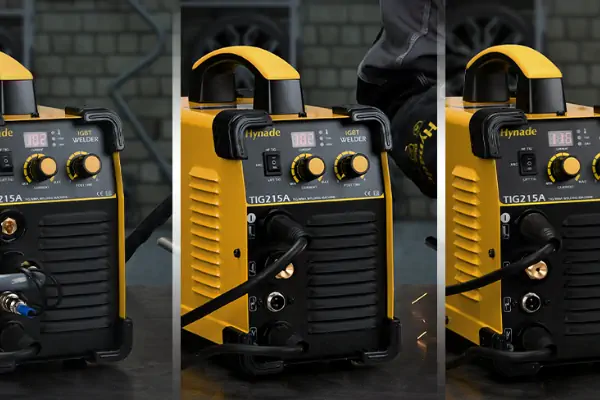 عکس دستگاه جوش تیگ زرد رنگ