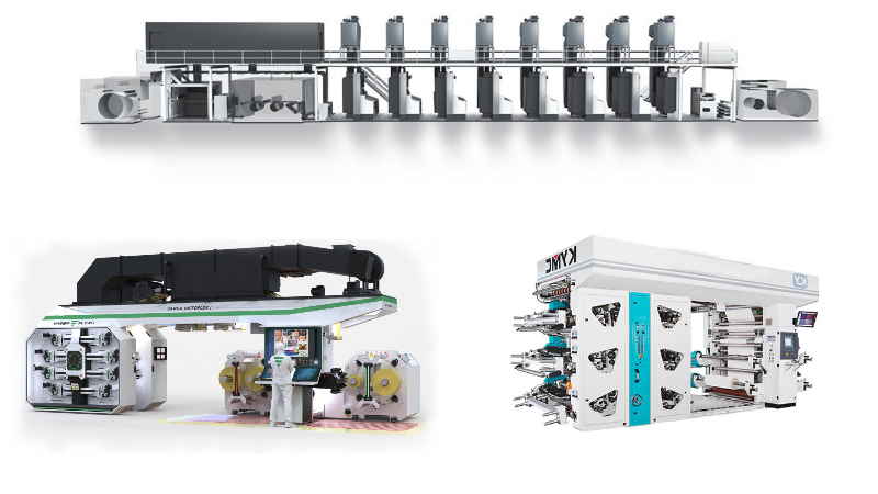 عکس انواع دستگاه چاپ فلکسو