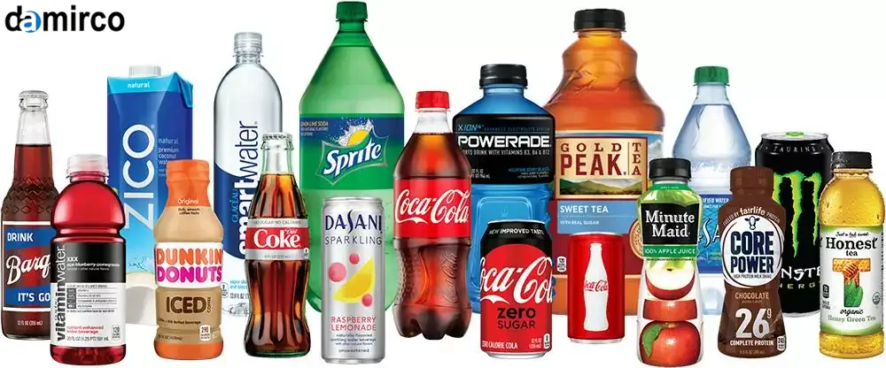 خط تولید نوشابه کامل و مدرن