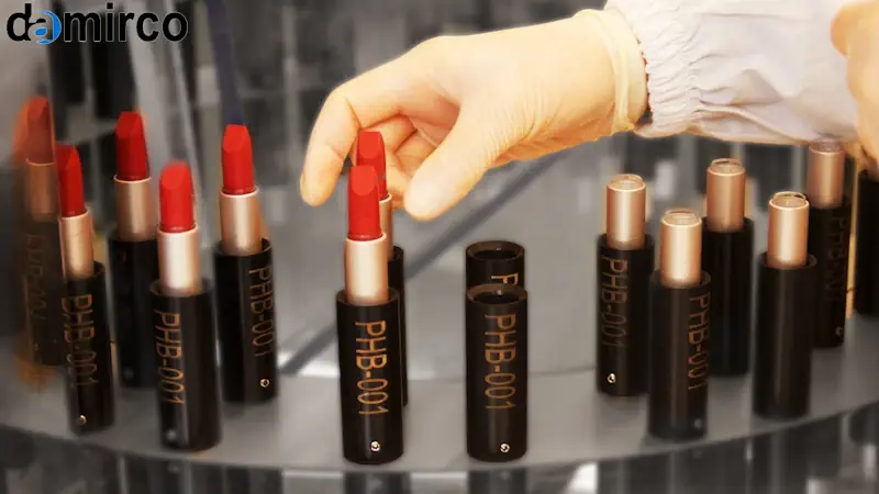 دستگاه تولید رژلب در کارخانه