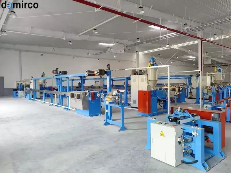 خط تولید سیم و کابل دست دوم آماده فروش