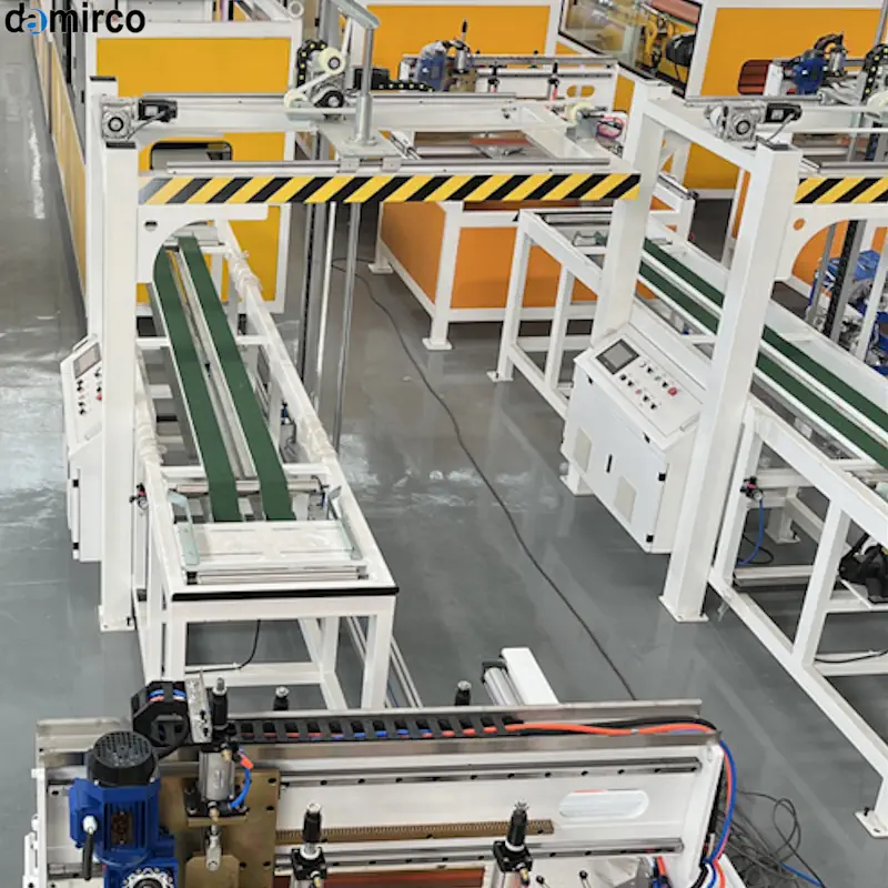 خط تولید پروفیل UPVC در حال کار