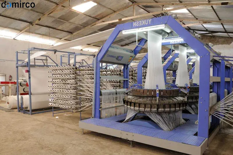 خط تولید گونی بافته شده