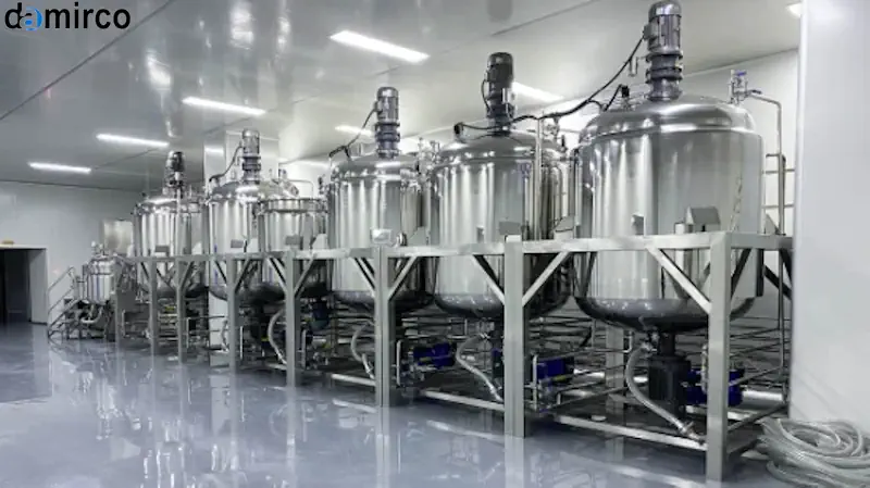 دستگاه های خط تولید صابون مایع در کارخانه