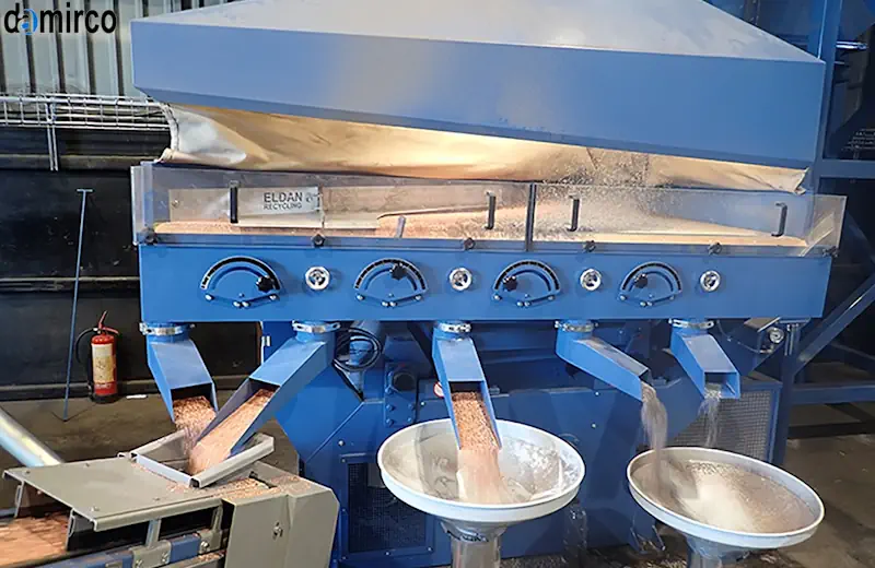 دستگاه بازیافت سیم و کابل مسی و آلومینیومی