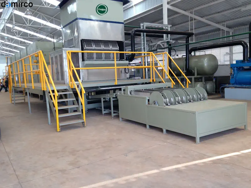 خط تولید تمام اتوماتیک شانه تخم مرغ