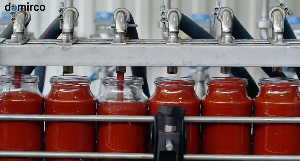 خط تولید رب صنعتی با حداقل ظرفیت 100 تن در ساعت