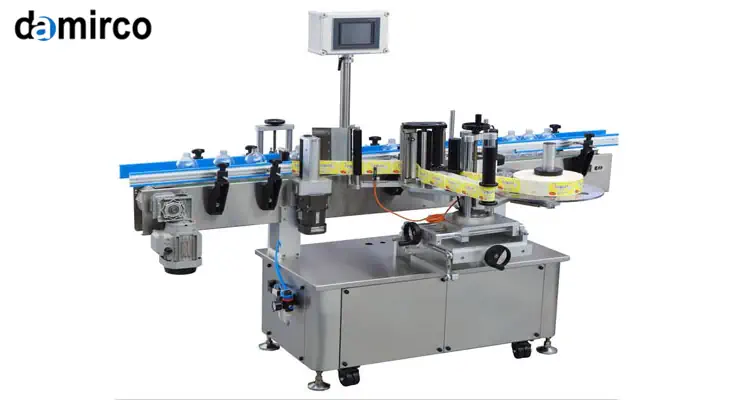 دستگاه لیبل زن برای ظروف دارویی و بهداشتی استاندارد