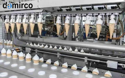 خط تولید بستنی و دستگاه های آن