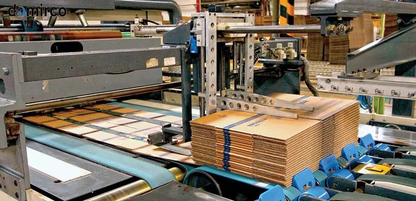 خط تولید کارتن صنعتی