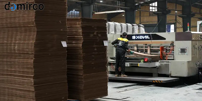 خط تولید کارتن بسته بندی