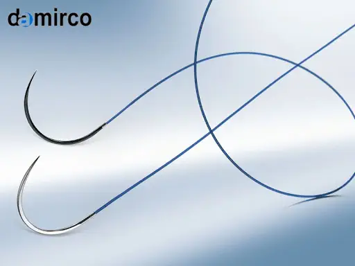 تصویری از خط تولید نخ بخیه قابل جذب