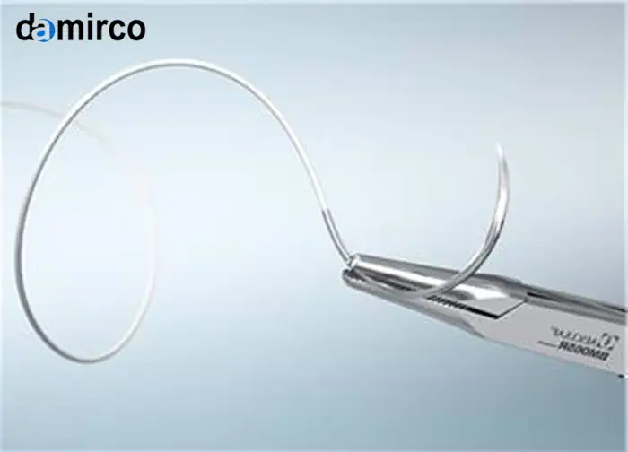 تصویری از خط تولید نخ بخیه اتوماتیک