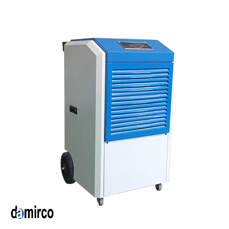 عکس دستگاه رطوبت گیر صنعتی چرخ دار