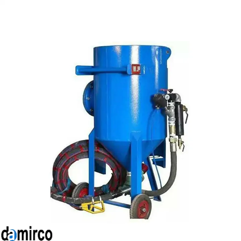 عکس سند بلاست کامل آبی چرخ دار