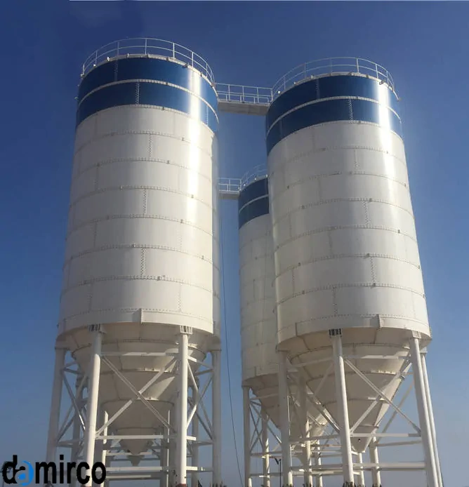 عکس سیلوی سیمان ایستاده 4 عدد