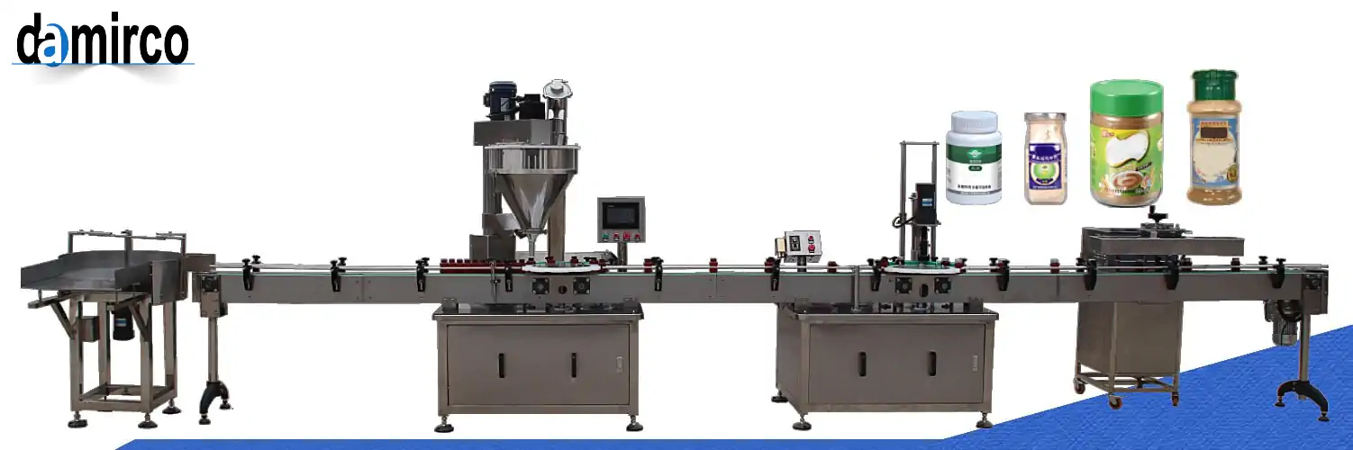 عکس خط پرکن پودری اتوماتیک