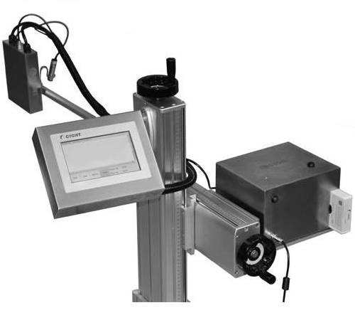 عکس جت پرینتر درشتنگار نصب شده بر روی پایه