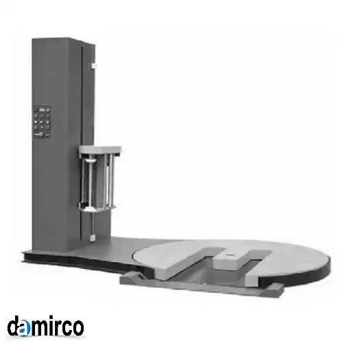 عکس دستگاه استرچ پالت با صفحه جای گیره