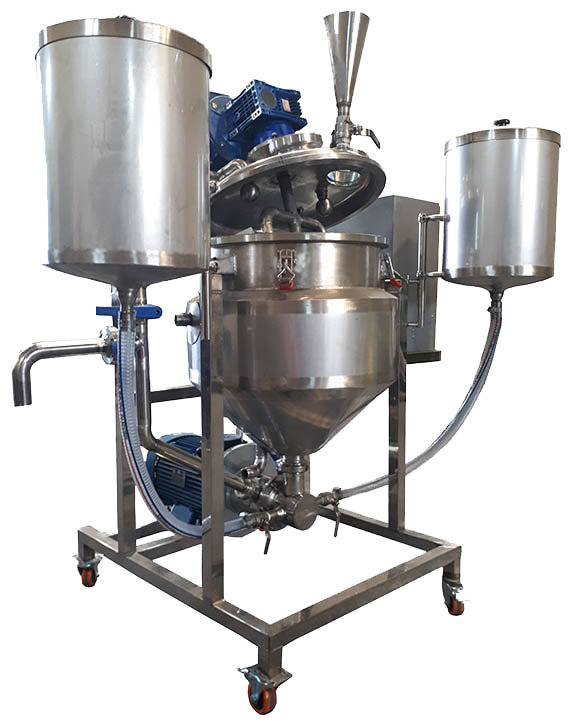 عکس میگسر هموژنایزر کوچک چرخ دار