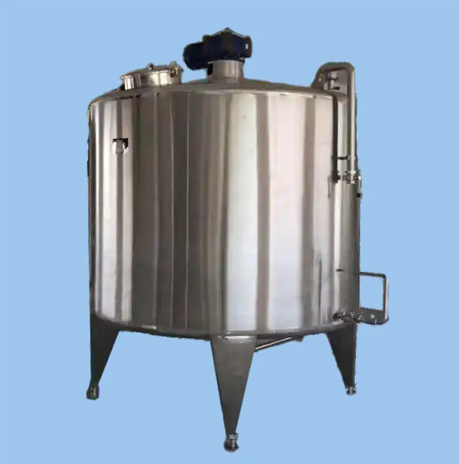 عکس مخزن استیل ایستاده پایه دار