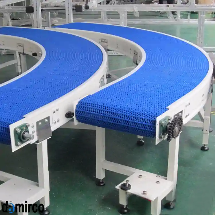 عکس نوار نقاله نیم دایره با تسمه ماژولار