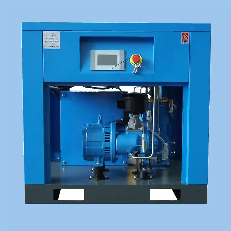 عکس کمپرسور اسکرو با موتور مشخص