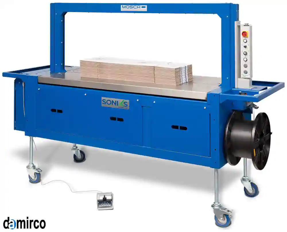 عکس دستگاه تسمه کش دروازه ای عرض بزرگ