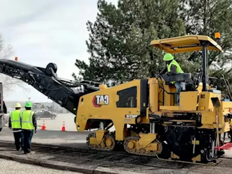 عکس دستگاه آسفالت تراش