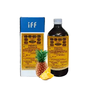 بطری اسانس آناناس صنعتی، مورد استفاده در کارخانجات مواد غذایی