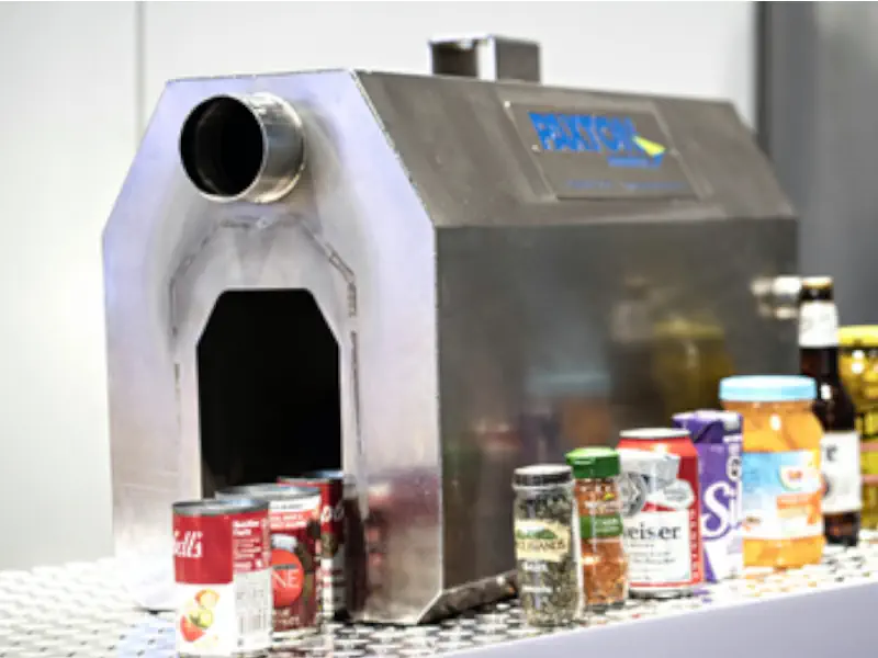 عکس دستگاه تونل خشک کن ظروف پر شده