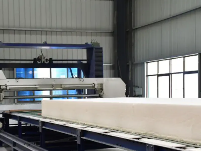 عکس اسفنج در خط تولید ابر و اسفنج