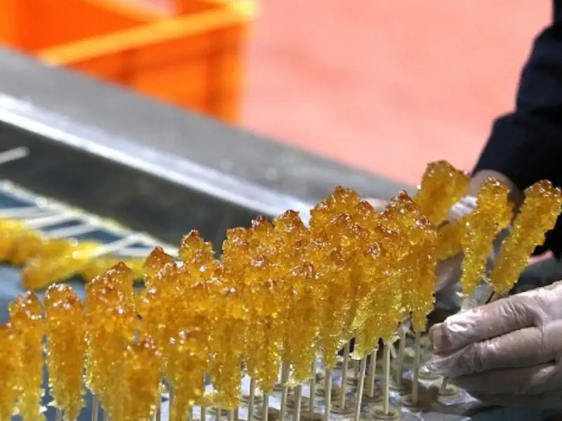 عکس نبات در کارخانه تولید نبات