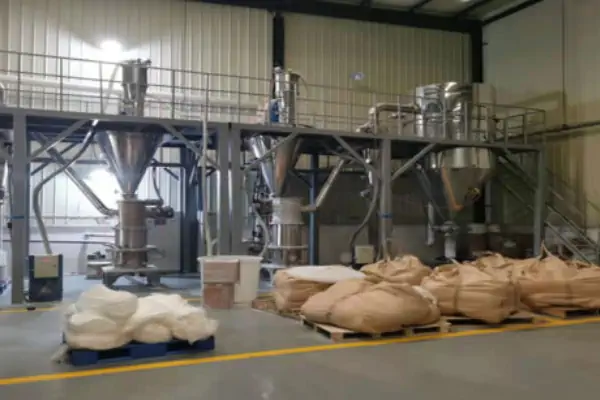 عکس کیسه پتاسیوم سولفات در کارگاه