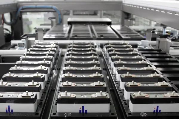 عکس دستگاه تولید باتری لیتیومی همراه با باطری