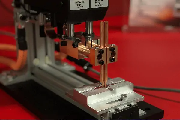 عکس جوش لوله کوچک مسی با جوش مقاومتی RW