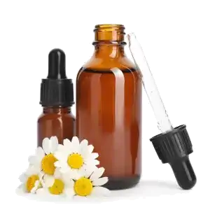 بطری‌های حاوی عصاره بابونه با کیفیت صنعتی