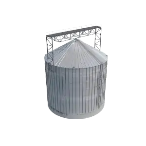 عکس سیلوی فلزی گندم