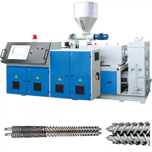 اکسترودر جفت مارپیچ کونیکال